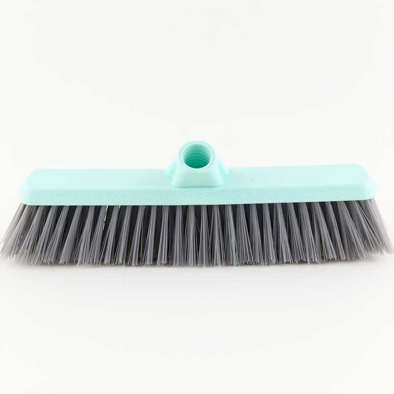 Supermarket-sale deck scrub brush hard bristle with handle