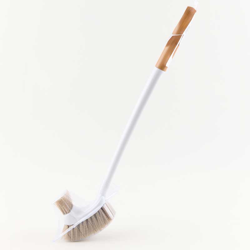 Dual-sided toilet brush